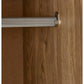 Sydney Rattan Print 2 Door Wardrobe - Oak Effect