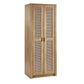 Sydney Rattan Print 2 Door Wardrobe - Oak Effect