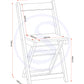Santos Butterfly Dining Set - White/Distressed Waxed Pine