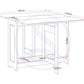 Santos Butterfly Dining Set - White/Distressed Waxed Pine