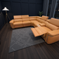 Somerville Electric Recliner Sofa Tan Large Corner