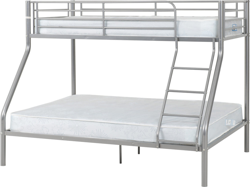 Tandi Triple Sleeper Bunk Bed - SILVER