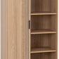 Tessa 1 Door Bookcase Unit - Natural Oak Effect