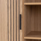 Tessa 1 Door Bookcase Unit - Natural Oak Effect