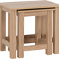 Tessa Nest of 2 Tables - Natural Oak Effect