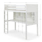 Titan 90cm Single White Highsleeper Loft bed with Desk