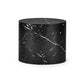 Toba Nest of 2 Black Marble Effect Tables