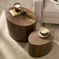 Toba Walnut Effect Nest of 2 Tables