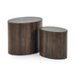 Toba Walnut Effect Nest of 2 Tables