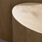 Toba Light Oak Effect Nest of 2 Tables