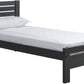 Toledo 3' Bed - Dark Grey