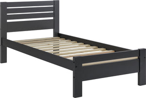Toledo 3' Bed - Dark Grey