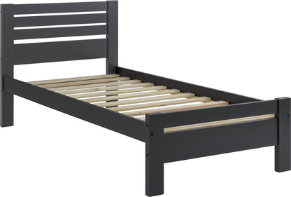 Toledo 3' Bed - Dark Grey