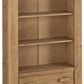 Tortilla 1 Drawer Bookcase - Distressed Waxed Pine