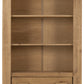 Tortilla 1 Drawer Bookcase - Distressed Waxed Pine
