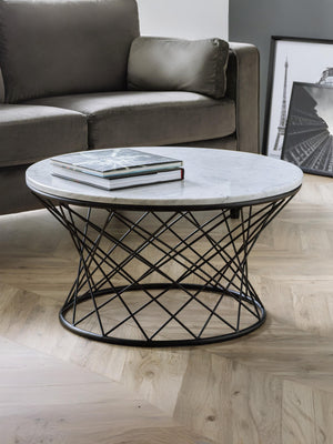 Trevi Real Marble Coffee Table