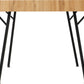 Treviso Dining Table - Light Oak Effect/Black