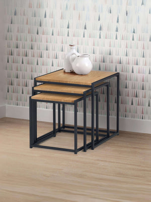 Tribeca Nest Of 3 Tables - Euro Oak