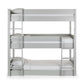 Trio 90cm Single Grey 3 Tier Triple Bunk Bed