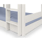 Trio 90cm Single White 3 Tier Triple Bunk Bed
