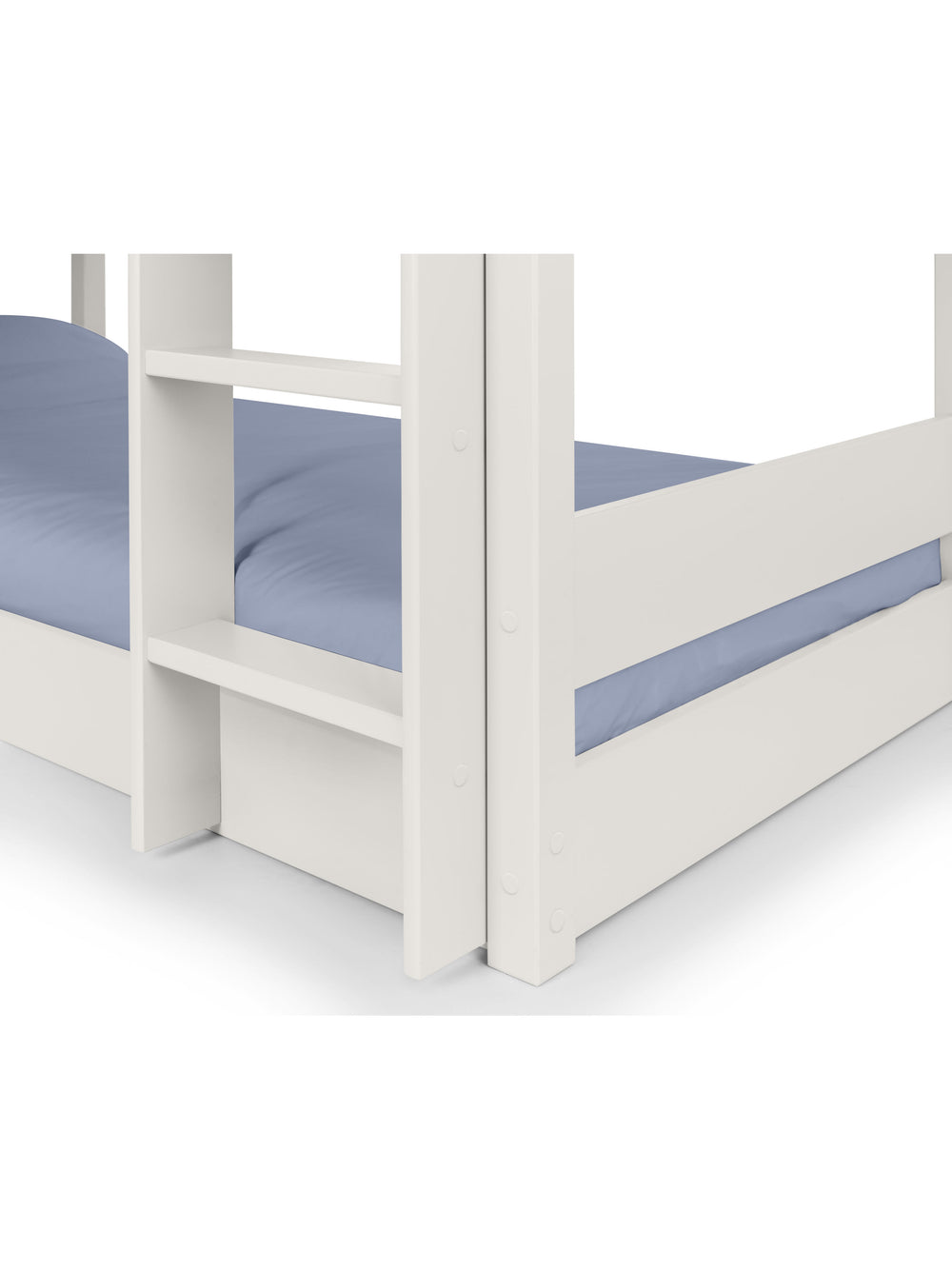 Trio 90cm Single White 3 Tier Triple Bunk Bed