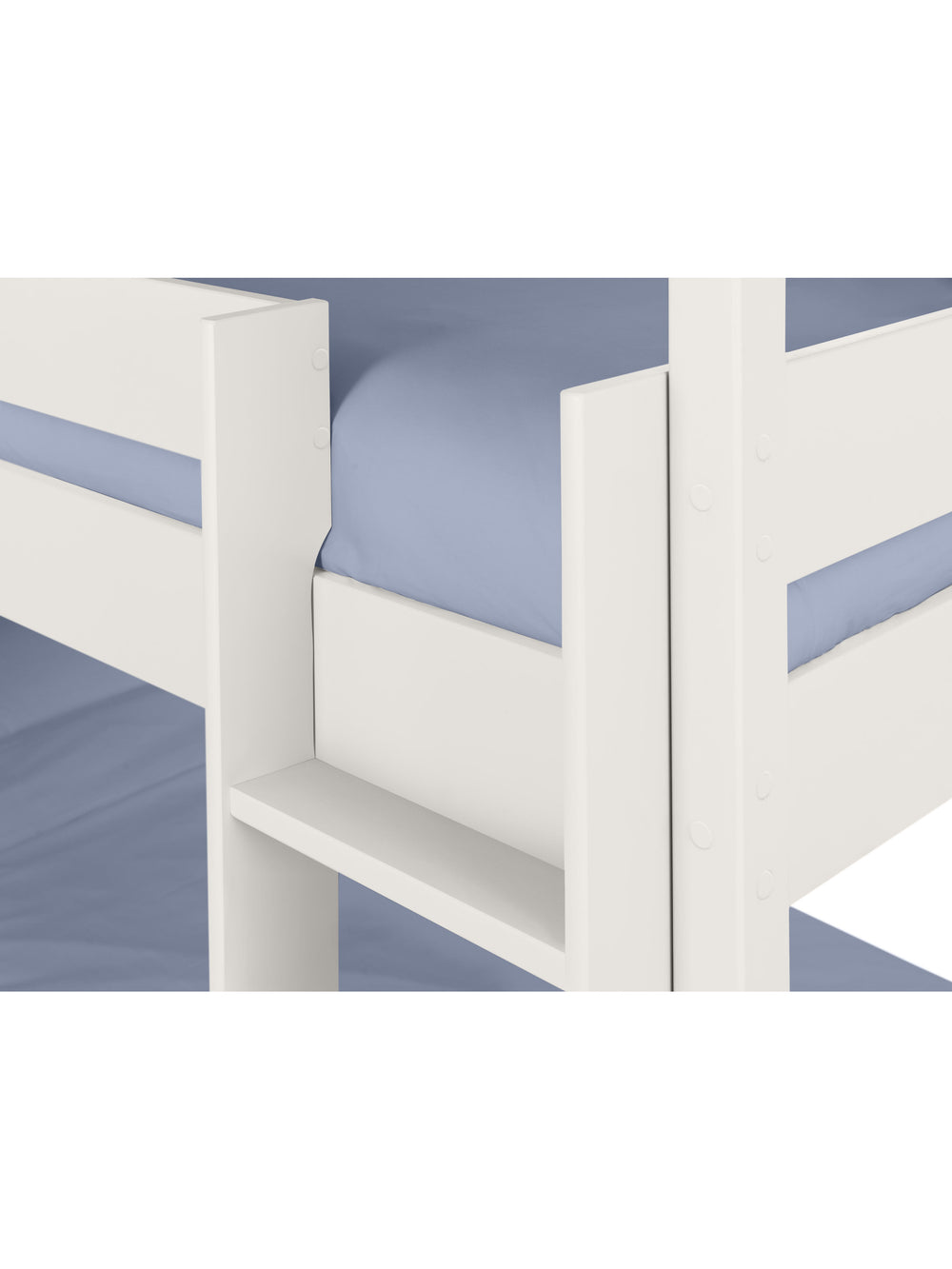 Trio 90cm Single White 3 Tier Triple Bunk Bed