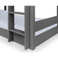 Trio 90cm Single Anthracite Black 3 Tier Triple Bunk Bed
