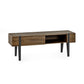 Troy TV Unit up to 65 Inch - Rustic Wood Effect