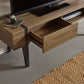 Troy TV Unit up to 65 Inch - Rustic Wood Effect
