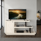 Turin TV Stand - Light Oak Effect/Black