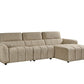 Turin Electric Recliner Sofa Mocha Right Hand