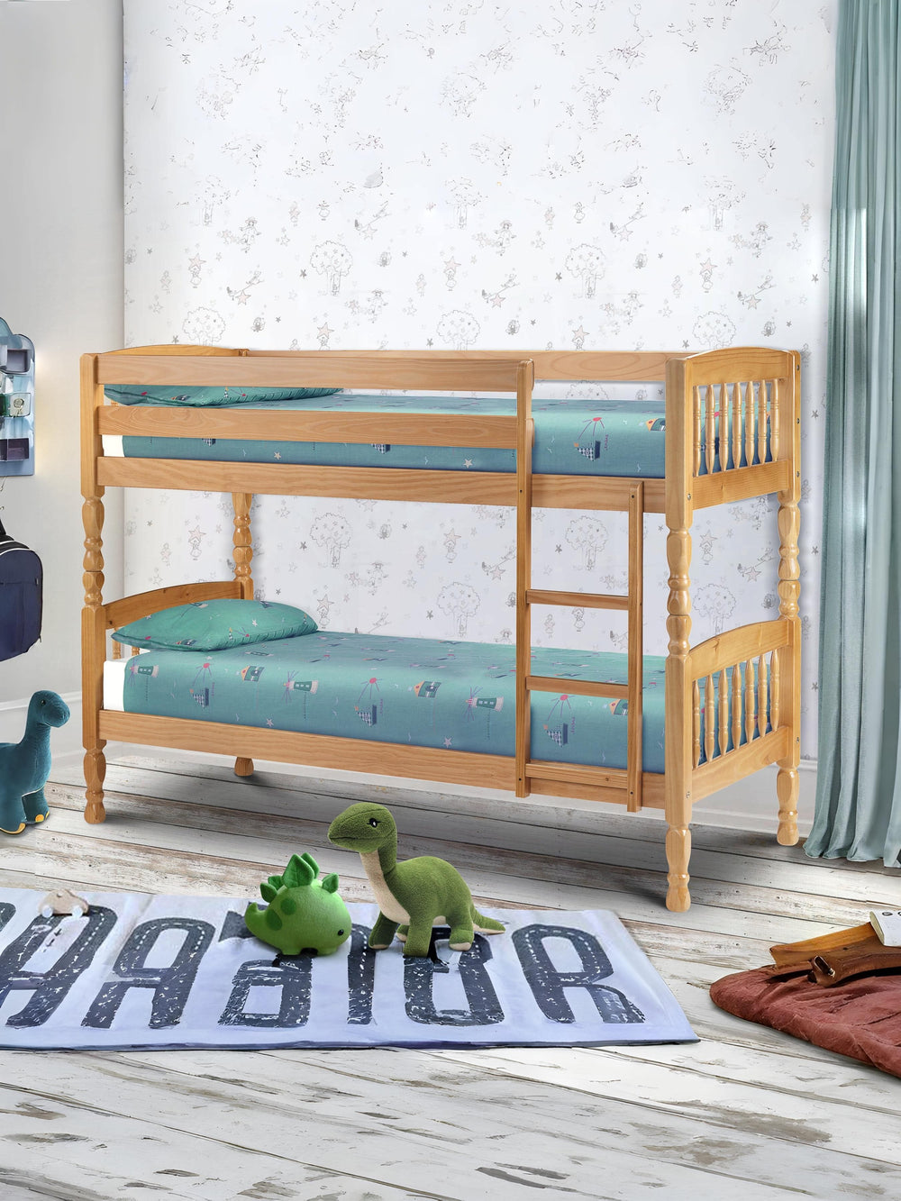 Lincoln 90cm Single Pine Bunk Bed