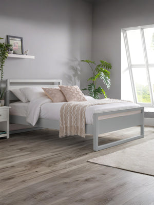 Venice 135cm Grey Double Bed