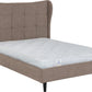 Verona 4'6" Bed - BROWN FABRIC