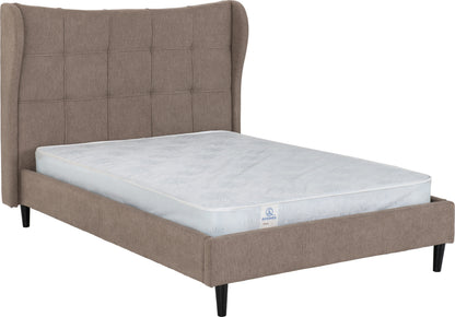 Verona 5' Bed - BROWN FABRIC