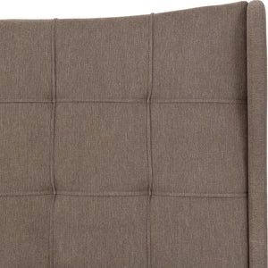 Verona 4'6" Bed - BROWN FABRIC