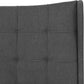 Verona 4'6" Bed - GREY FABRIC