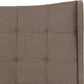 Verona Ottoman 4'6" Bed - Brown Fabric