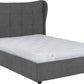 Verona Ottoman 5' Bed - Grey Fabric