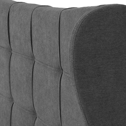 Verona Ottoman 4'6" Bed - GREY FABRIC