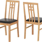 Vienna Drop Leaf Dining Set - MEDIUM OAK/BROWN PU