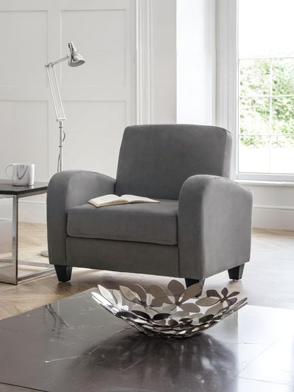 Vivo Chair In Dusk Grey Chenille