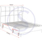Verona 5' Bed - GREY FABRIC