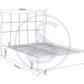 Verona Ottoman 5' Bed - Grey Fabric