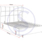 Verona Ottoman 5' Bed - GREY FABRIC