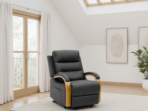 Vigo Electric Reclining Chair Grey