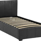 Waverley 3' Storage Bed - Black Faux Leather