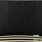 Waverley 3' Storage Bed - Black Faux Leather