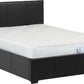 Waverley 4'6" Storage Bed - Black Faux Leather
