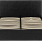 Waverley 4'6" Storage Bed - Black Faux Leather